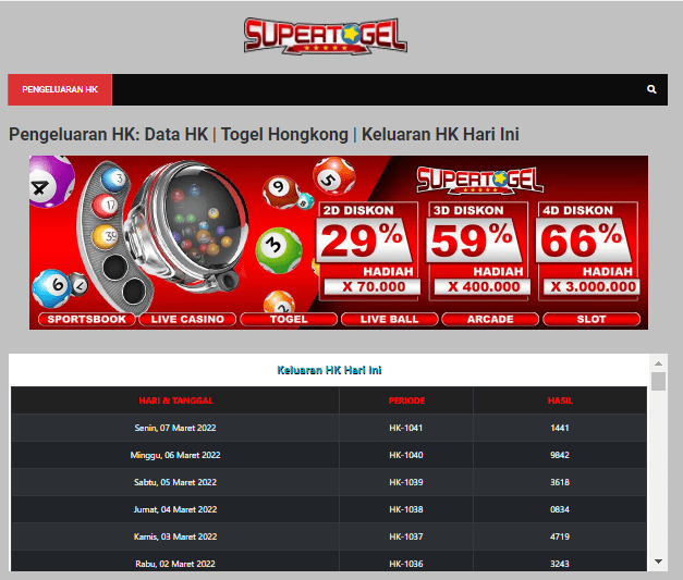 togel hongkong